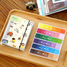 Multi Color Gradient Ink Pads for Rubber Stamps