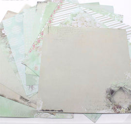 12 - Sheets Set 6" Decorative Scrapbooking Art paper