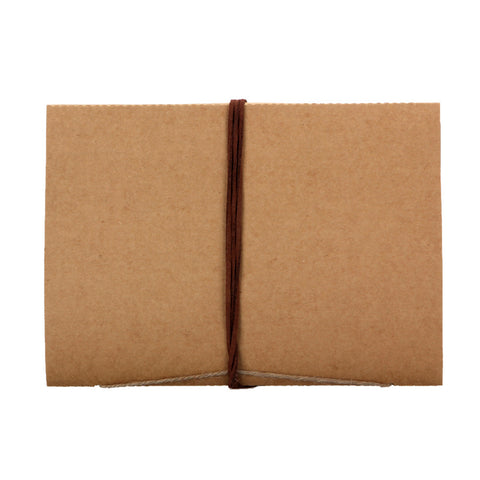 20  Sheets Kraft Paper Scrapbook Album with Cord and Pendant Tie