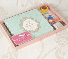 30 x 20 x 25cm  Mini Scrapbook Kit with Assorted Designs