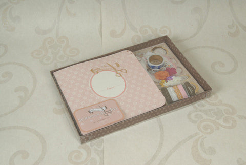 30 x 20 x 25cm  Mini Scrapbook Kit with Assorted Designs